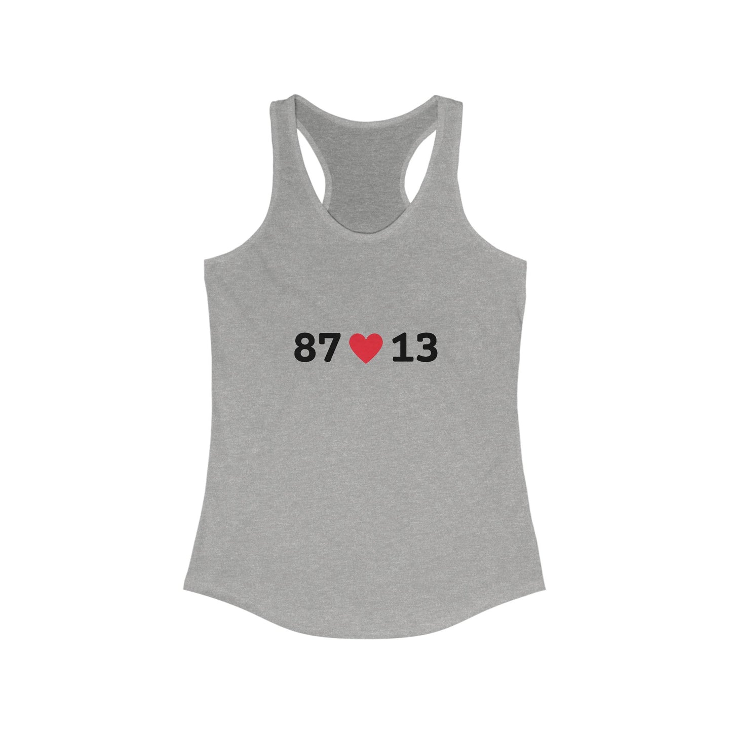 87 ❤️ 13 Racerback Workout Tank