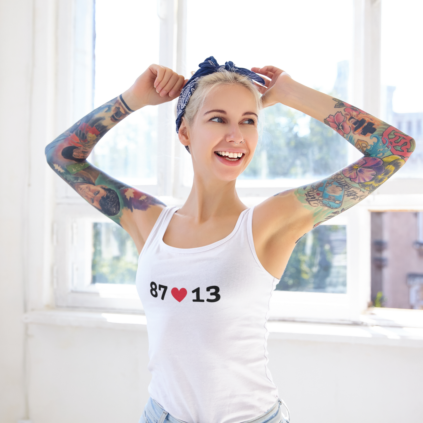 87 ❤️ 13 Racerback Workout Tank