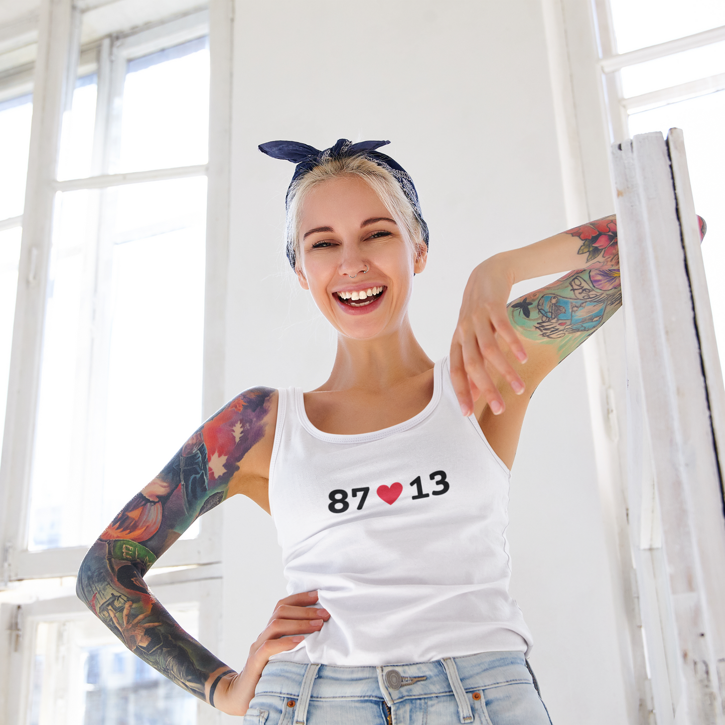 87 ❤️ 13 Racerback Workout Tank