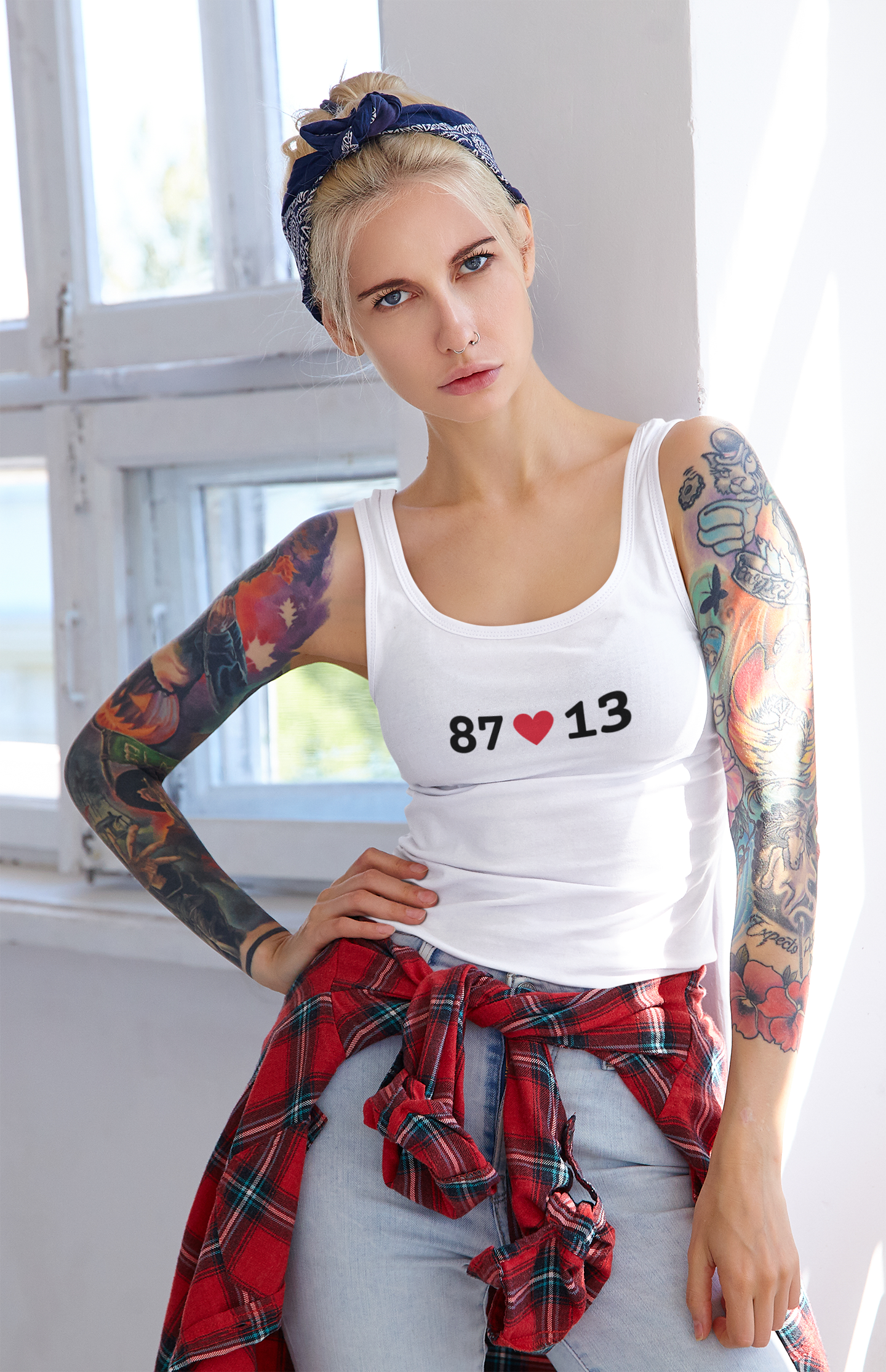 87 ❤️ 13 Racerback Workout Tank