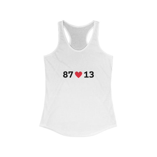 87 ❤️ 13 Racerback Workout Tank