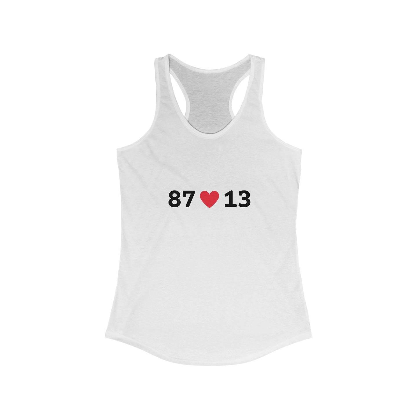 87 ❤️ 13 Racerback Workout Tank
