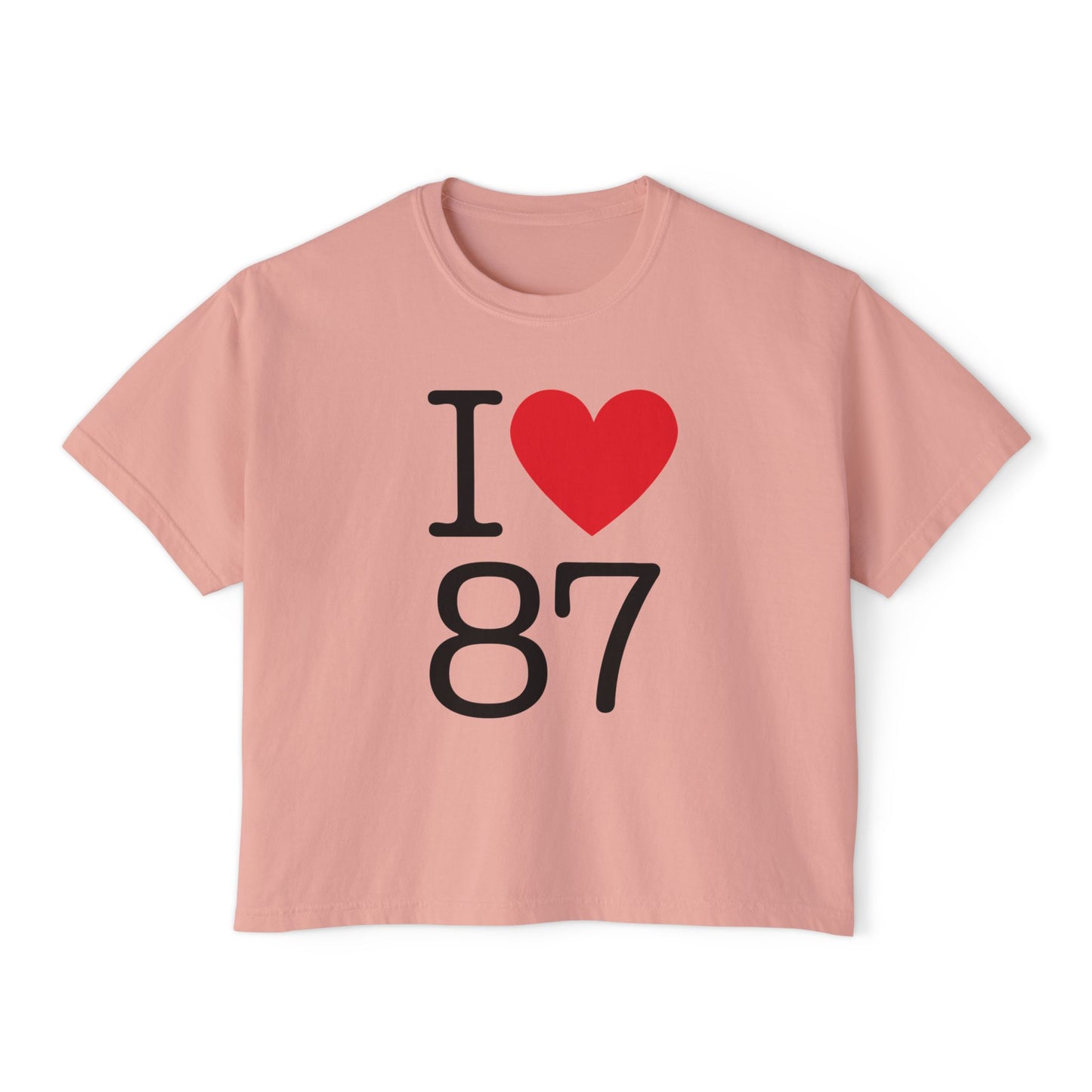 I Heart 87 Boxy Tee