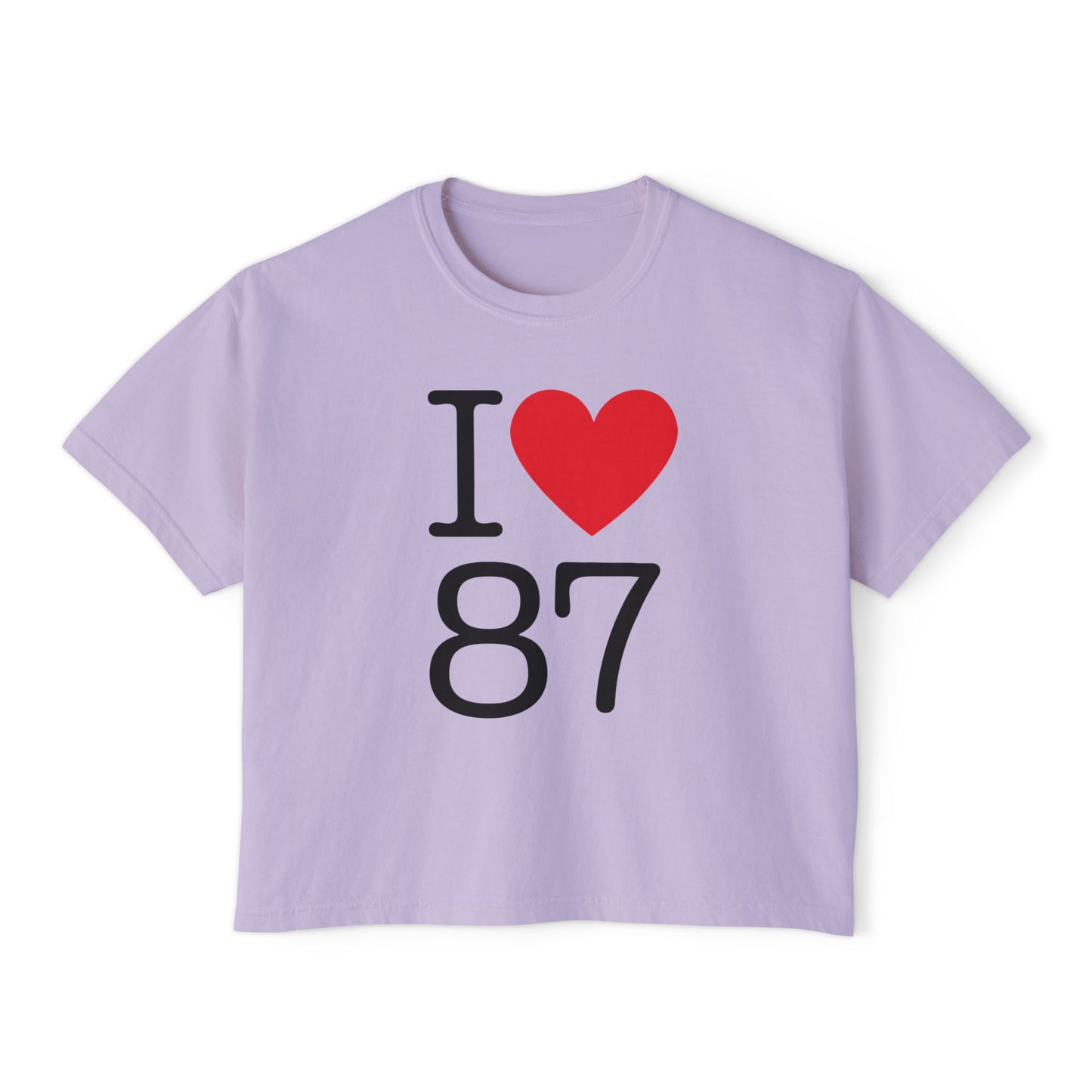 I Heart 87 Boxy Tee