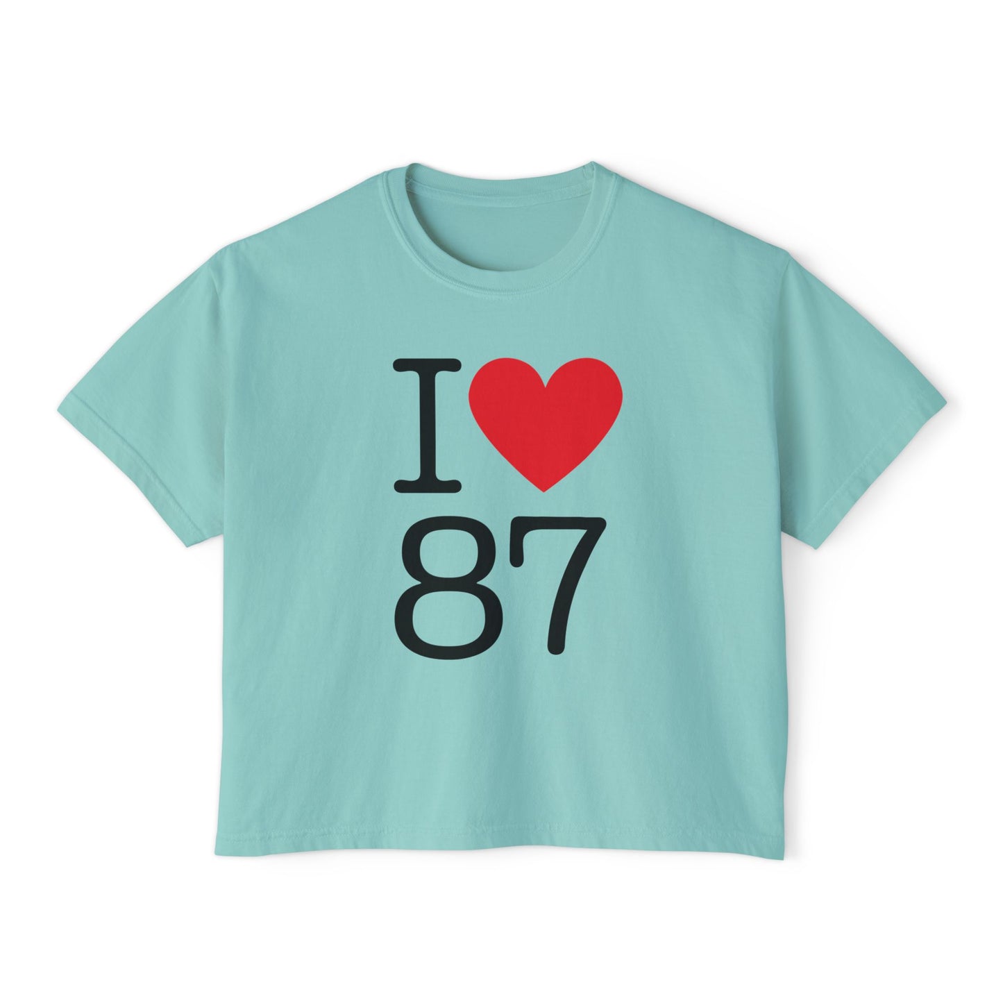 I Heart 87 Boxy Tee