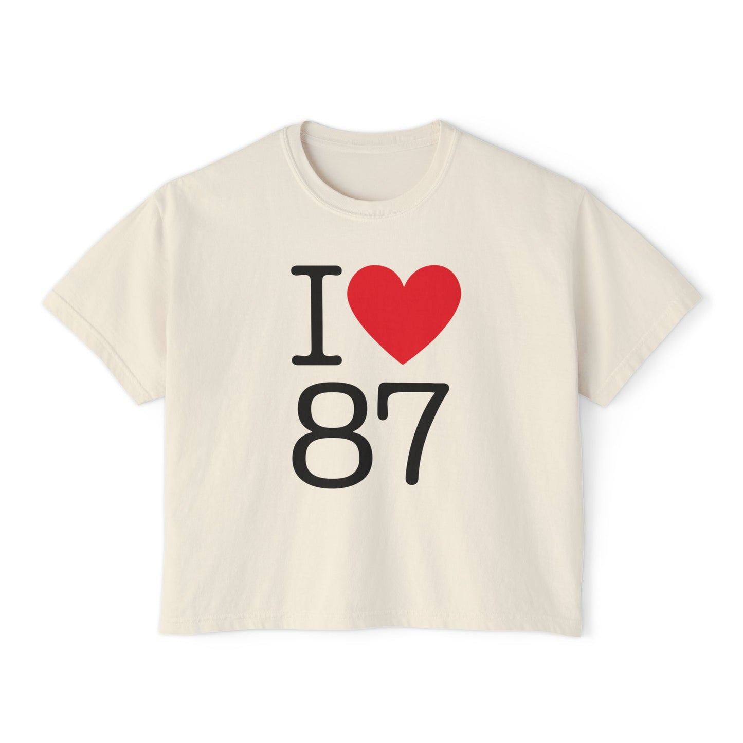 I Heart 87 Boxy Tee
